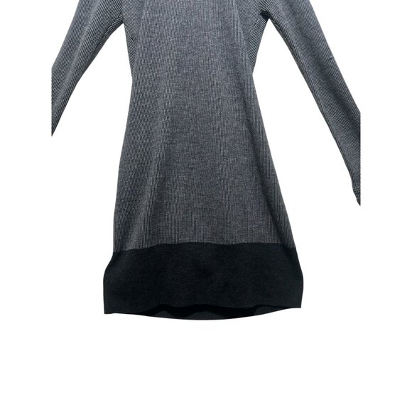 Toad & Co 100% Merino Wool Sweater Dress Small Gray Off Shoulder Outdoors Knit - Picture 8 of 16